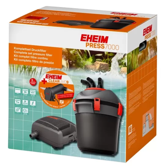 Езерен филтър EHEIM PRESS7000 + UVC 9W	 - 1
