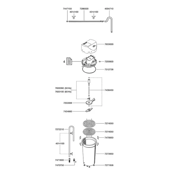 Външен филтър Eheim Classic 350 - 4