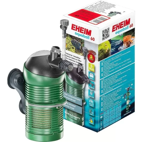 Вътрешен филтър EHEIM AquaBall 60 с Филтър и Media Box - 1
