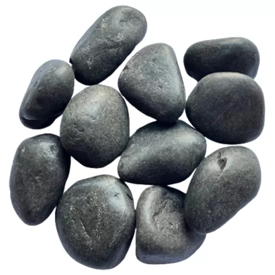 Камъчета "Black Pebble" (черни) 5-8см 1кг - 1