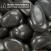 Камъчета "Black Pebble" (черни) 5-8см 1кг - 3