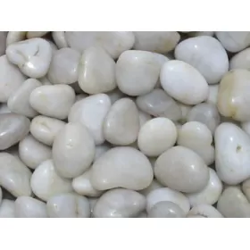 Естествен грунд за дъно White Peble 5-8см 1кг