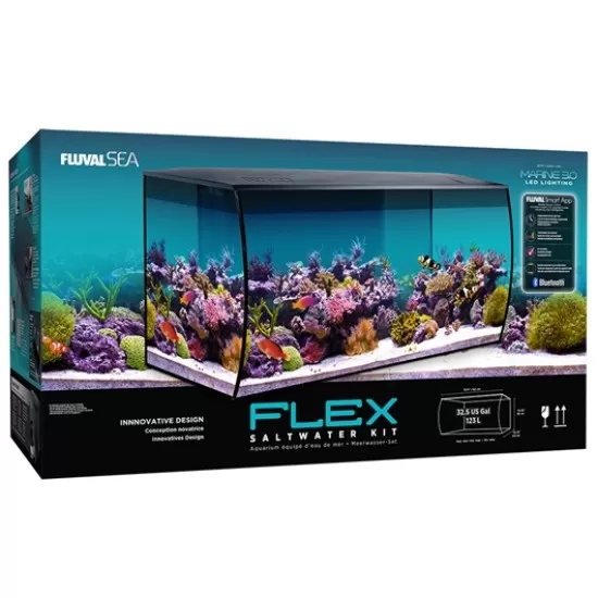 Аквариум Fluval FLEX Marine 123 - черен - 3