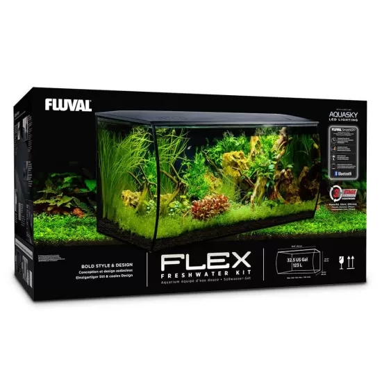 Аквариум Fluval Flex 123 - черен - 2