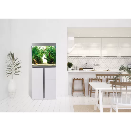 Аквариум с поставка Fluval Siena 160 - бял - 1