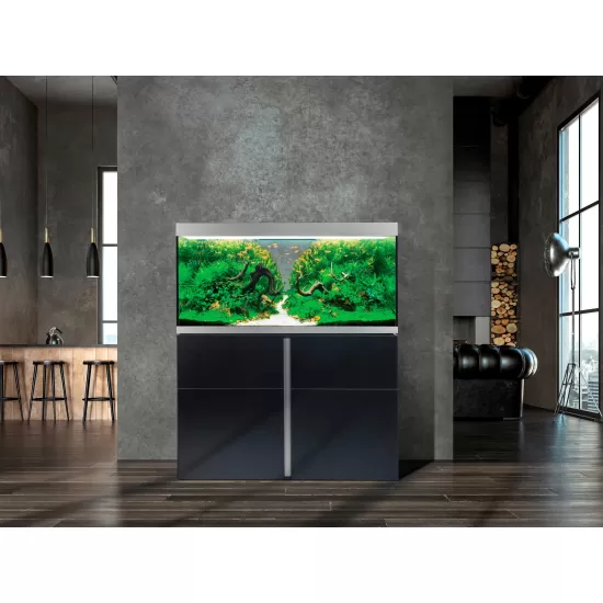Аквариум с поставка Fluval Siena 330 - черен - 1