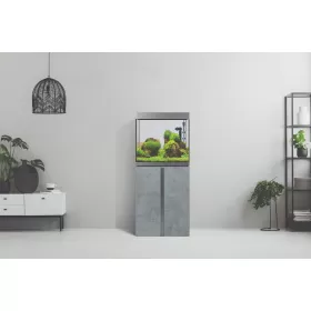 Аквариум с поставка Fluval Siena 160 - сив камък