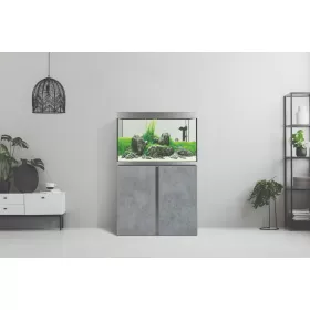 Аквариум с поставка Fluval Siena 270 - сив камък