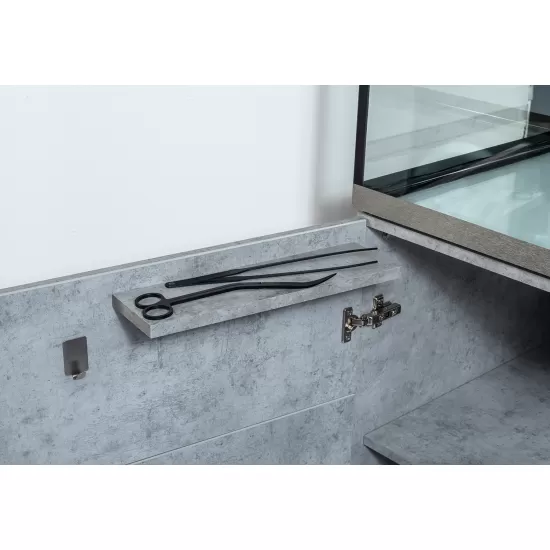 Аквариум с поставка Fluval Siena 160 - графит - 7