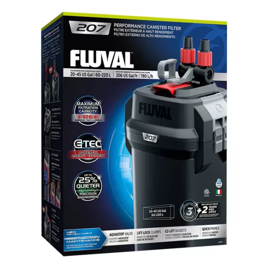 Външен филтър Fluval 207 Performance  - 3
