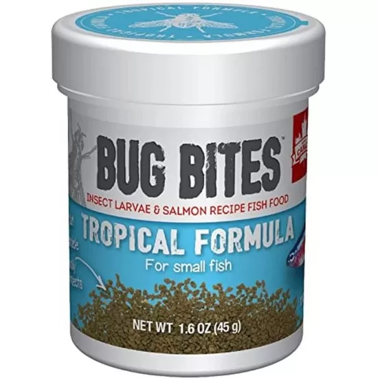 Fluval Bug Bites Tropical Formula Gran S/M - 45гр. - 1