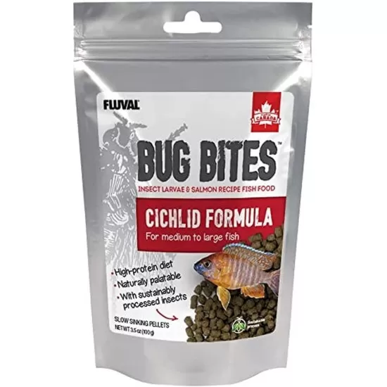 Fluval Bug Bites Cichlids Pellets M/L 100 гр. - 1