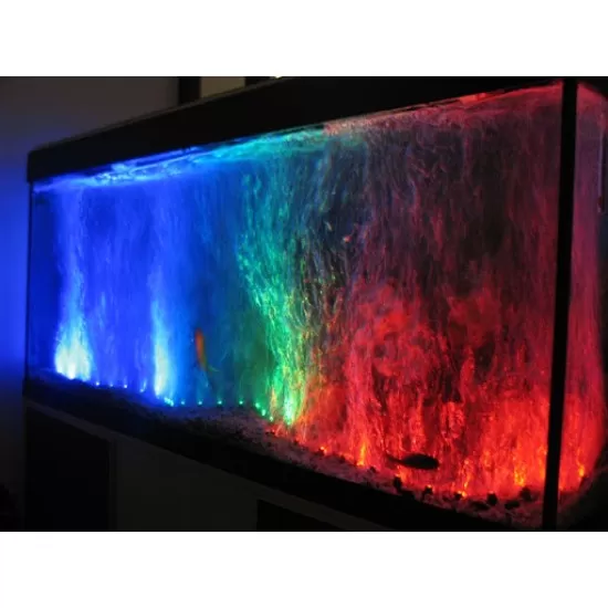 Гъвкава въздушна завеса с LED осветление Marina Синьо - 3