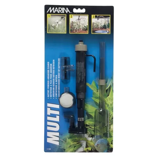 Уред за почистване на аквариуми MA Multi Vac Gravel Cleaner 3 in 1 с батерии - 1 - Aquarium.bg Уред за почистване на аквариуми MA Multi Vac Gravel Cleaner 3 in 1 с батерии - 1