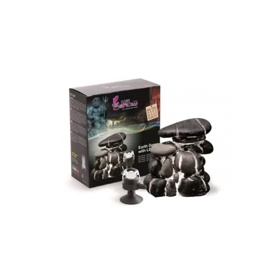 Декорация за аквариум Hydor RIVER ROCK DECO AND WHITE LED LIGHT EU - 1