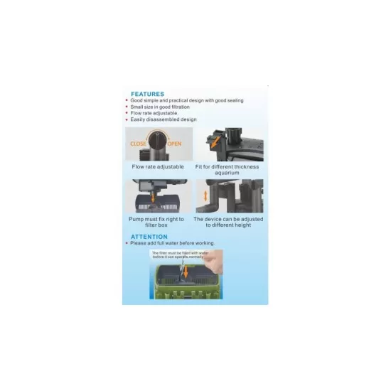 Окачен филтър  Rs-940 6W 500l/h - 3