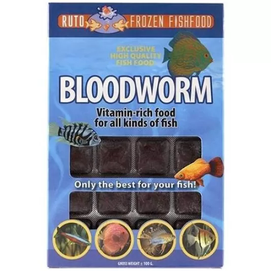 Замразена храна Ruto Bloodworm 100 g / 24 blisters - 1