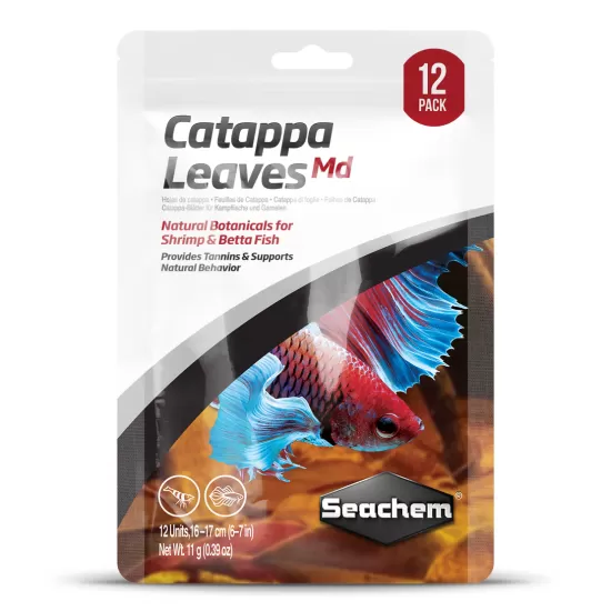 Бадемови листа Seachem Catappa Leaves M - 1