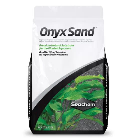 SeaChem Onyx Sand (тъмносив пясък) 0.5-1.5 мм 3.5 / 7кг - 1