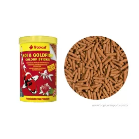 Храна под формата на плуващи пръчици Tropical Koi & Goldfish Colour Sticks