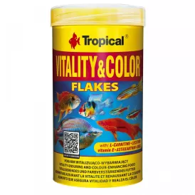 Високопротеинова храна на люспи Tropical Vitality&Color 