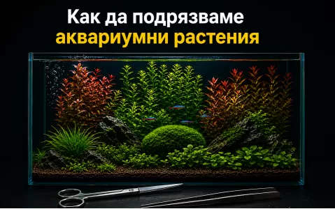 Как да подрязваме аквариумни растения