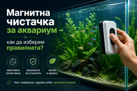 Магнитна чистачка за аквариум – как да изберем правилната