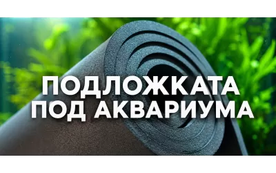 Подложката под аквариума