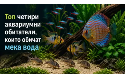 Топ четири аквариумни обитатели, които обичат мека вода