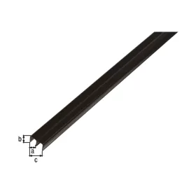 PVC водач за плъзгащи капаци 1 м