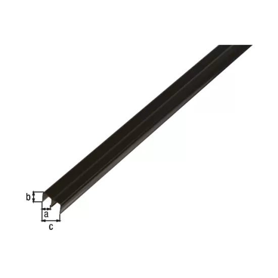 PVC водач за плъзгащи капаци 1 м - 1