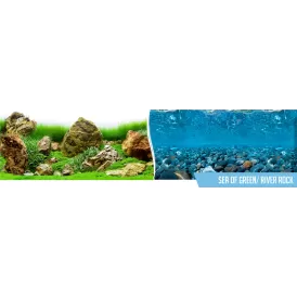 Фон за аквариум Sea of Green / River Rock двулицев
