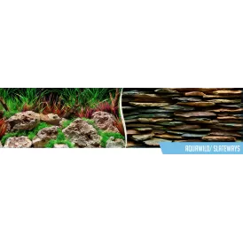 Фон за аквариум Aquawild / Slateways двулицев