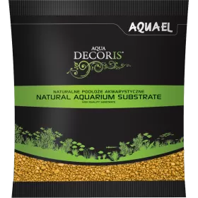 Грунд за дъно Aquael Aqua Decoris Coloured quartz YELLOW 1KG