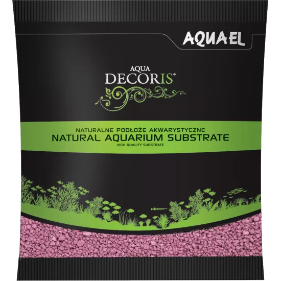 Грунд за дъно Aquael Aqua Decoris Coloured quartz LILA-PINK 1KG - 1