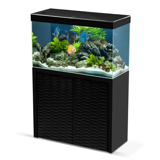 Аквариум с поставка Ciano Emotions ONE 100 - черен - 1