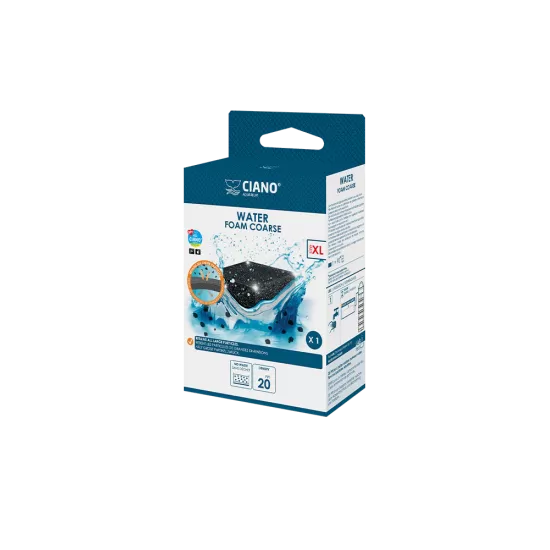 Филтър медия Ciano WATER FOAM COARSE XL - черен - 1