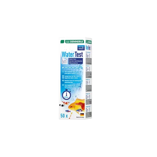 Dennerle Aquatics ­ water test 6 in 1 50 pcs - 1