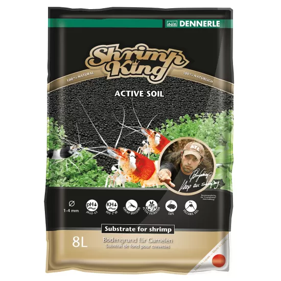 Субстрат Dennerle SK Shrimp Soil 1-4мм 4л / 8л - 1