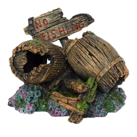 Изкуствена декорация - No fishing - 1