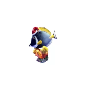 Изкуствена декорация - Дори с Коледна шапка