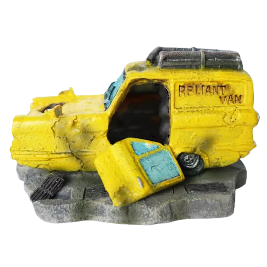 Изкуствена декорация - Жълта кола с въздух - 2