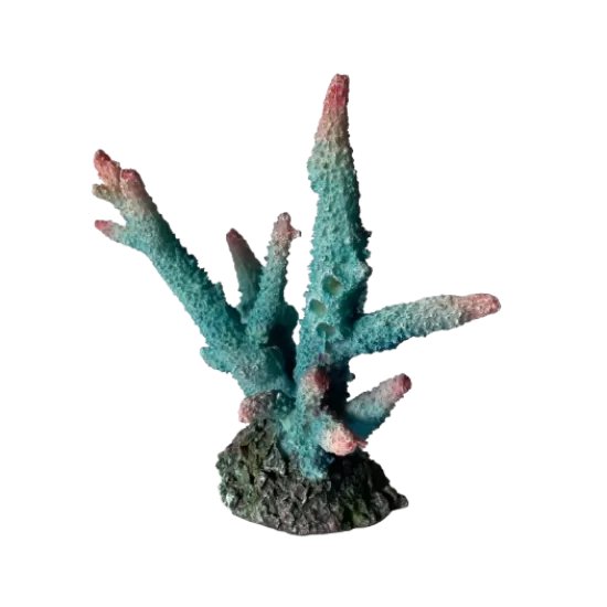 Изкуствена декорация - Корал Син - 1