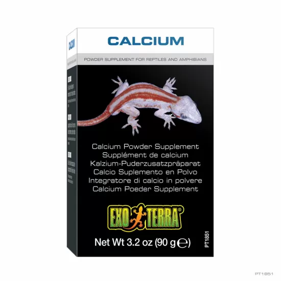 Хранителна добавка на прах Exo Terra Calcium 90g - 1
