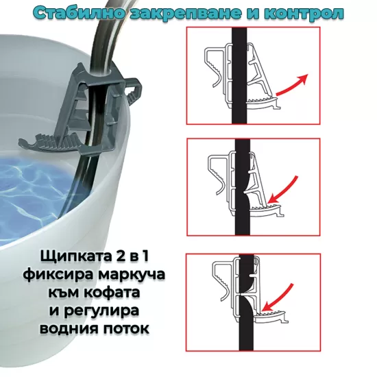 Сифон Fluval Easy Clean Gravel Cleaner S/M/L - 5