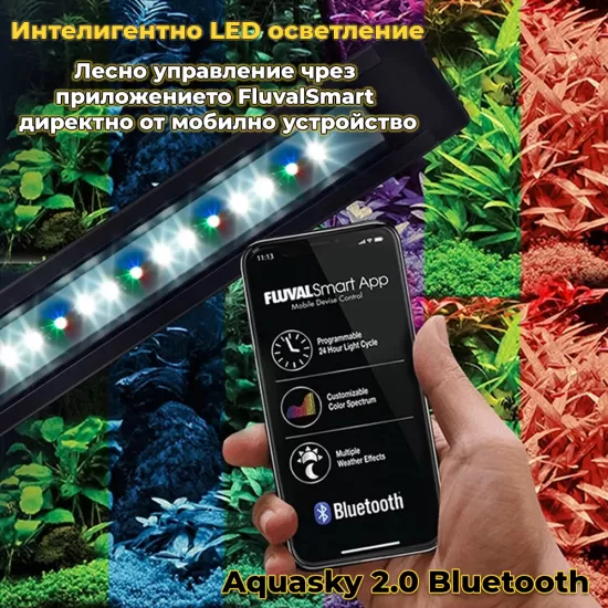 Аквариум Fluval Flex 123 - черен - 3