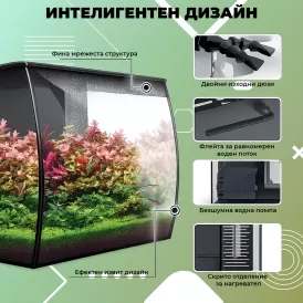 Аквариум Fluval Flex 57 - черен