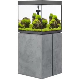 Аквариум с поставка Fluval Siena 160 - сив камък