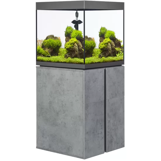 Аквариум с поставка Fluval Siena 160 - сив камък - 1