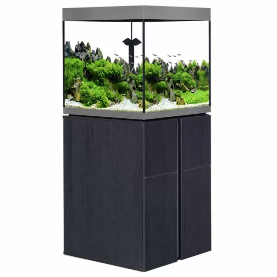 Аквариум с поставка Fluval Siena 160 - графит - 1